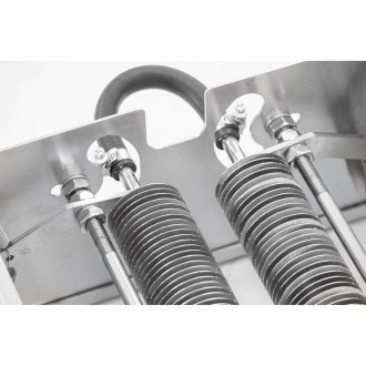 Ruční kotoučový odvíčkovač na rámky z nerezu s vyvíječem 39 × 24 cm