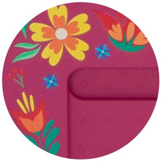 Úl Dadant OPTIMA, lakovaný (oranžový), potisk – včela, rozložený