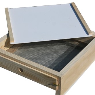 Celozasíťované varroa dno - nerez - 2 cm