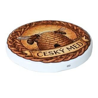Víčko TO 82 Český med a košnice HOJ3, med, včelařské potřeby, sklenice, Twist Off