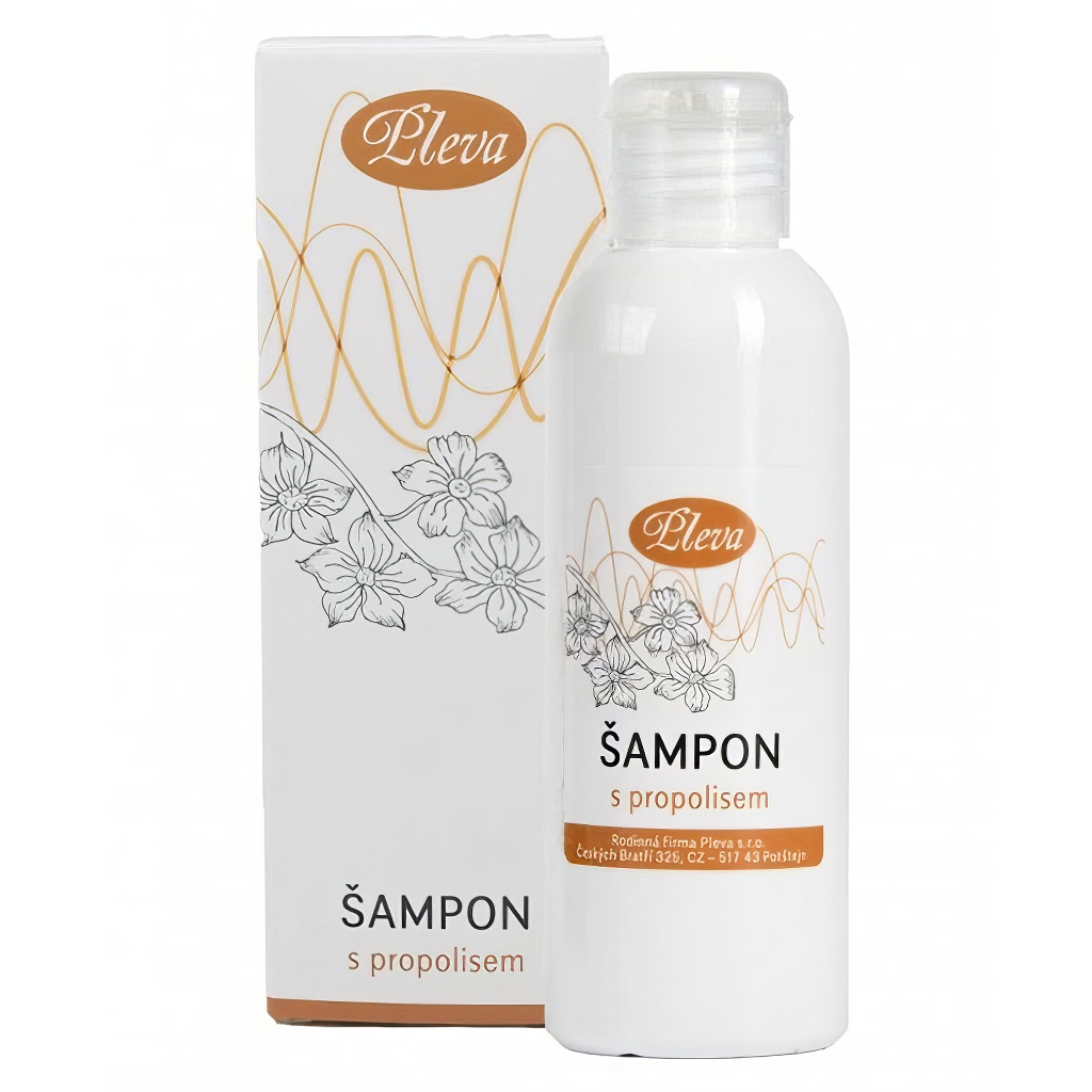 šampon s propolisem 150 g, propolis, péče o vlasy, pokožka hlavy, Pleva