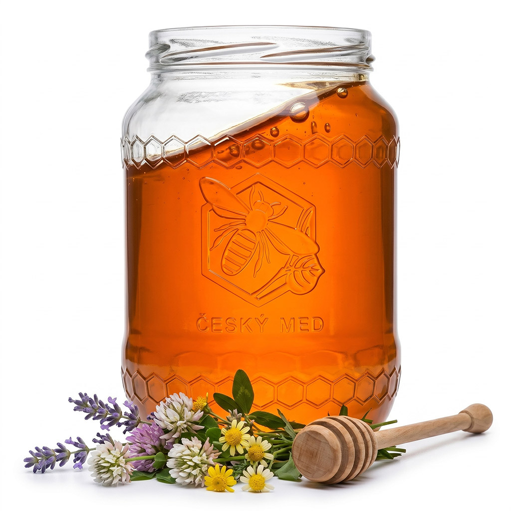 Sklenice MED 770 ml/1kg medu